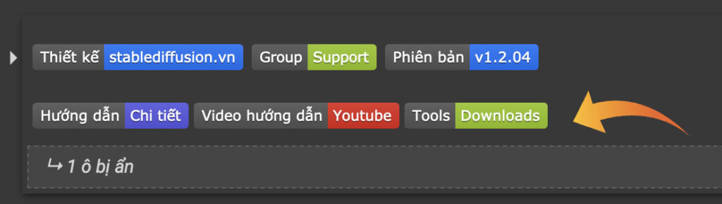 Nút download tool